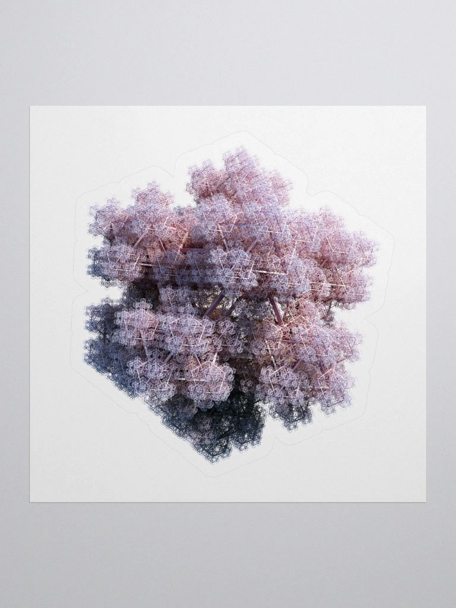 Fibonacci 3D Fractals - Sticker product image (1)