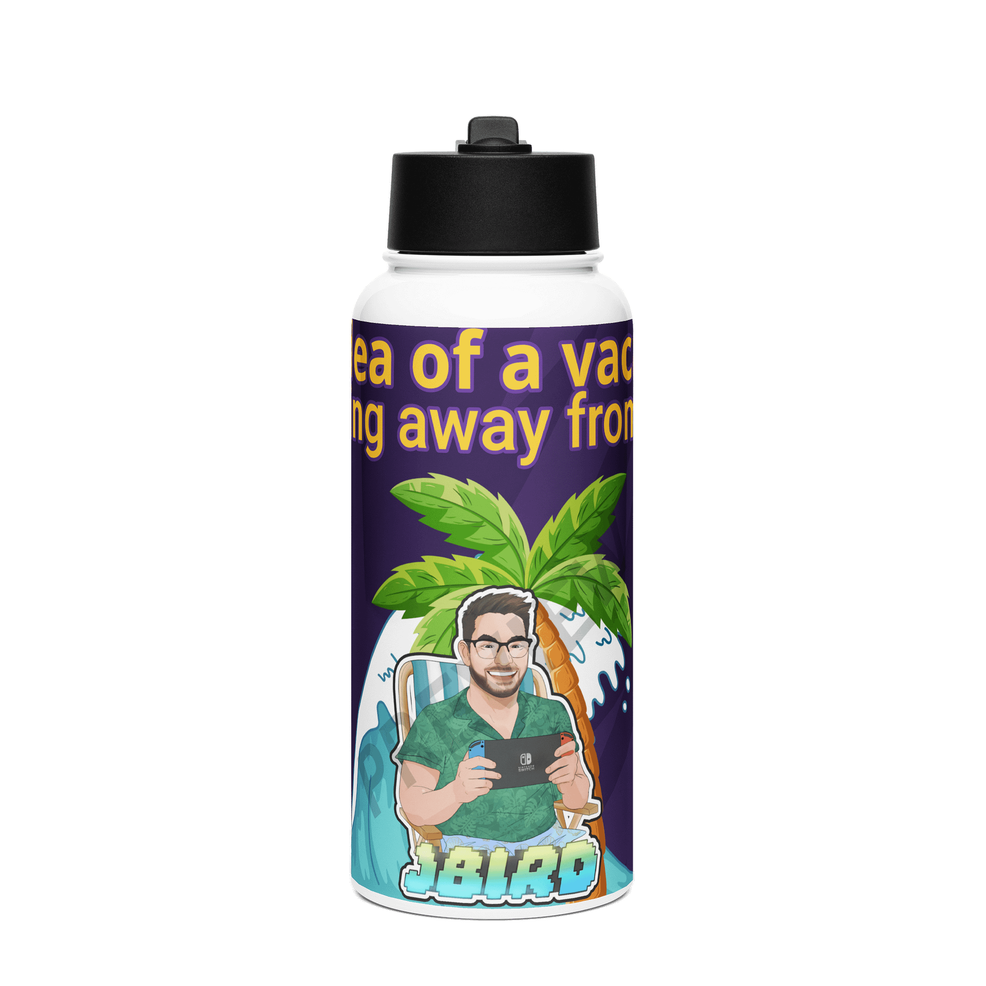 JBird's Purple Thunder Stainless Steel Bottle product image (1)