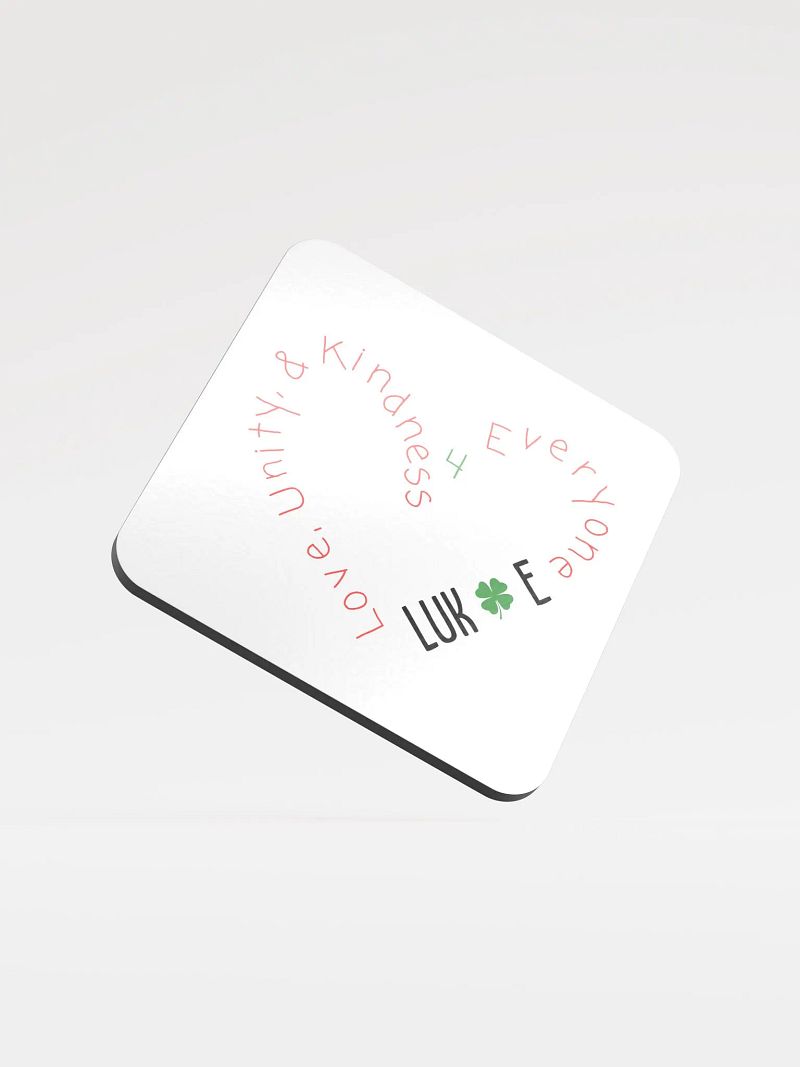 Heartfelt Kindness Glossed Coaster