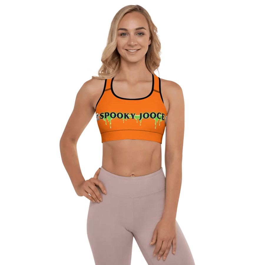 SPOOKY JOOCE Padded Sports Bra -Orange product image (6)