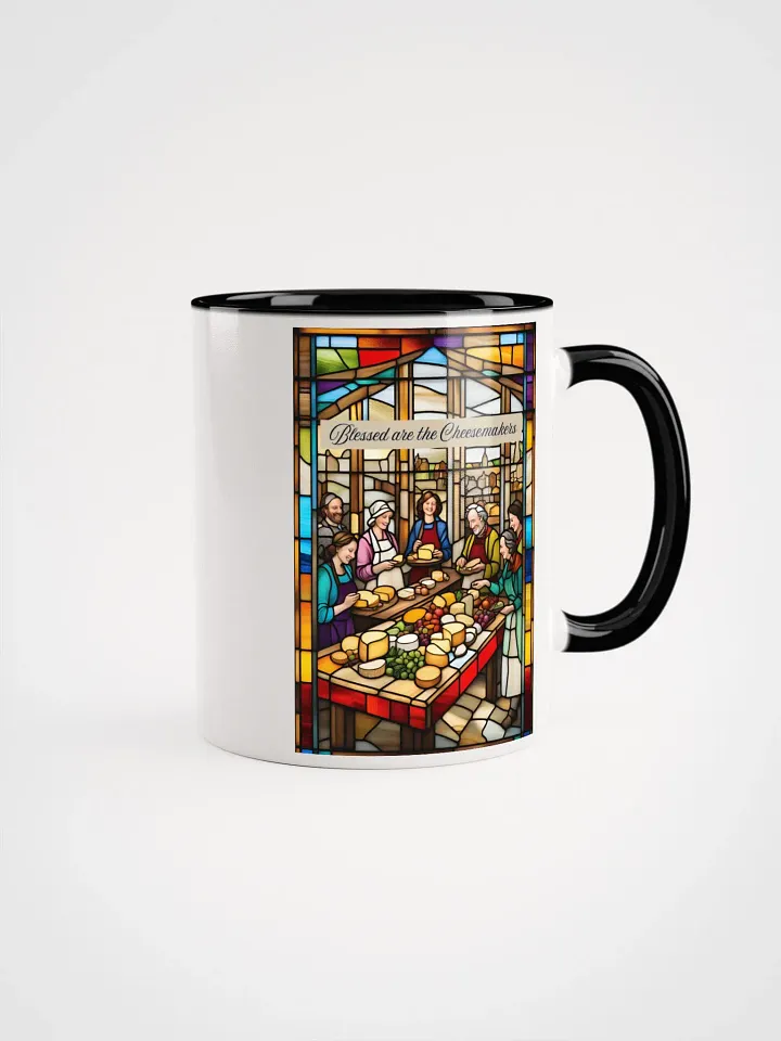 Blessed are the Cheesemakers Stained Glass Mug #03 product image (1)
