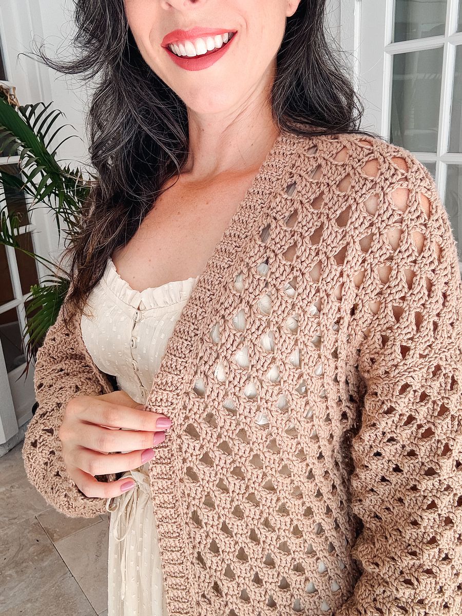 The Regency Flat Crochet Cardigan Pattern XS-5X product image (7)