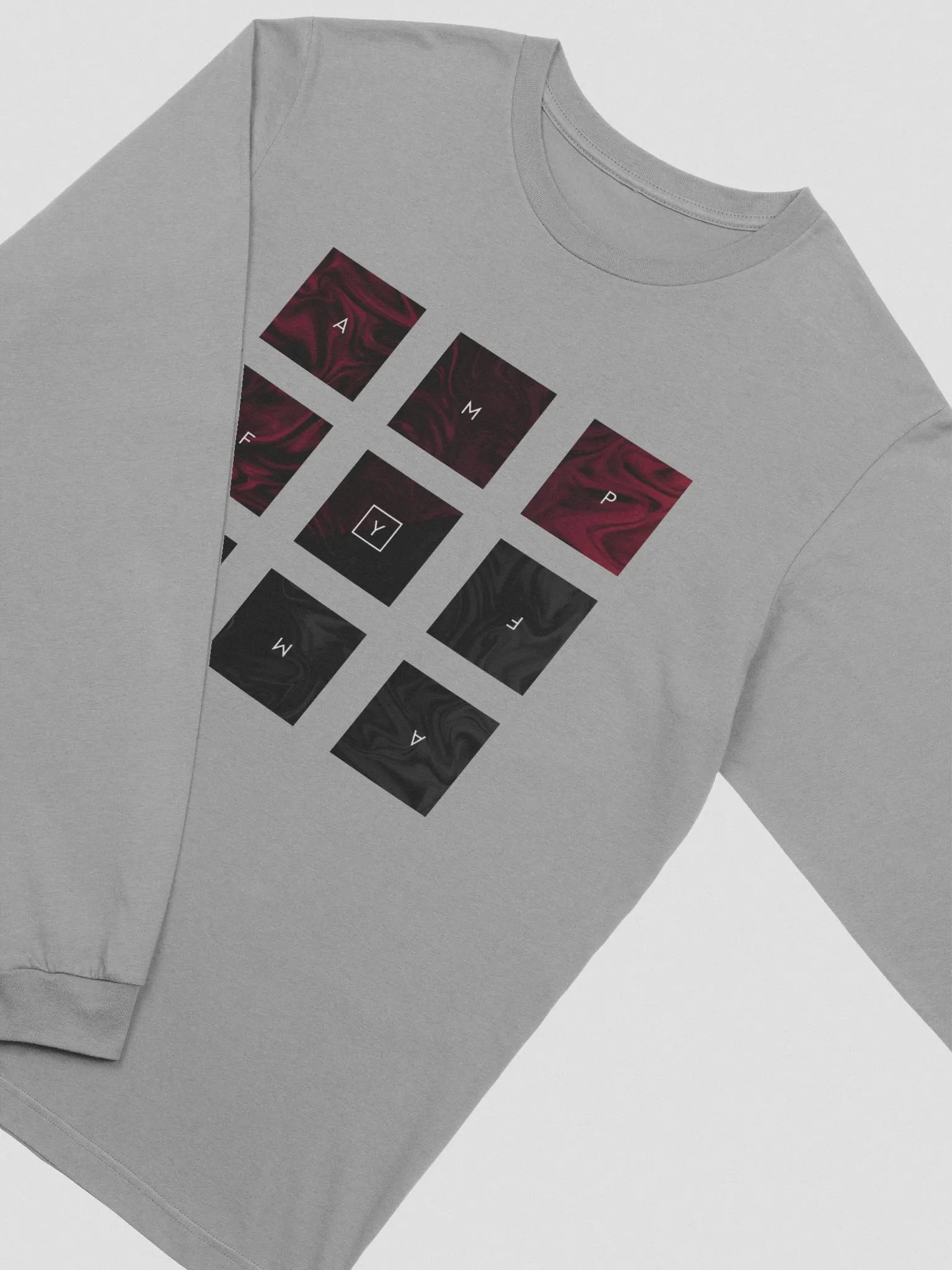 [ampfy Marble Print] Bella+Canvas Supersoft Long Sleeve T-Shirt product image (17)