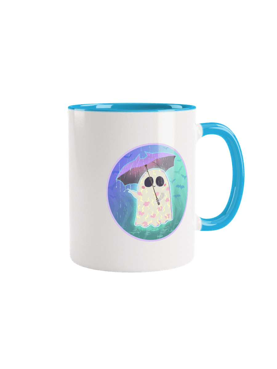 Pastel Little Ghost in the Rain - Ceramic Mug product image (4)
