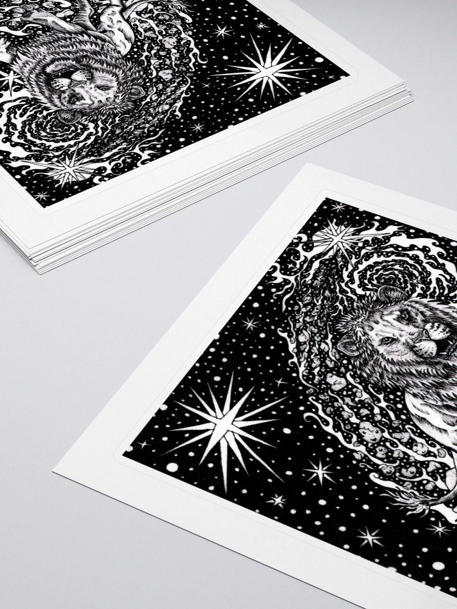 Leo Zodiac Kiss Cut Stickers product image (4)