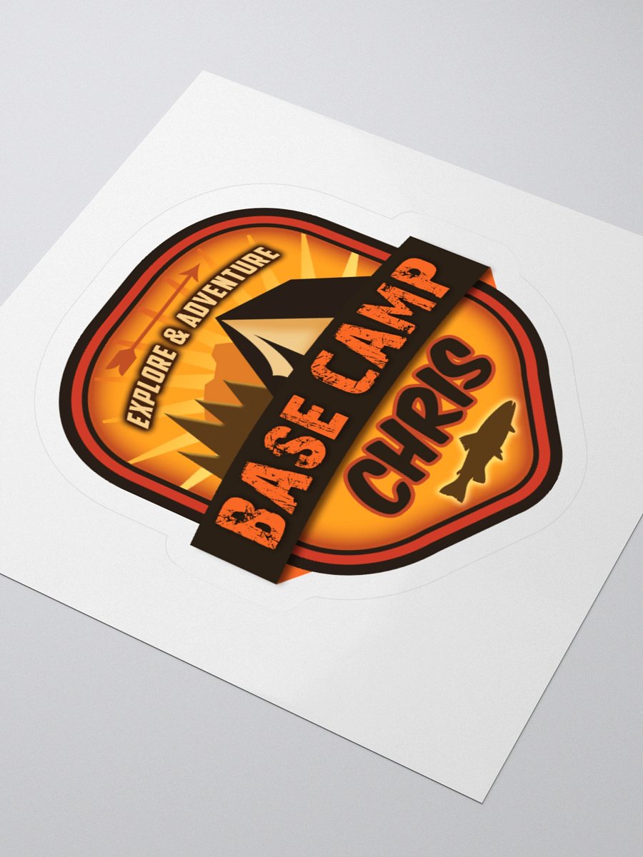Explore and Adventure Base Camp Sticker product image (3)