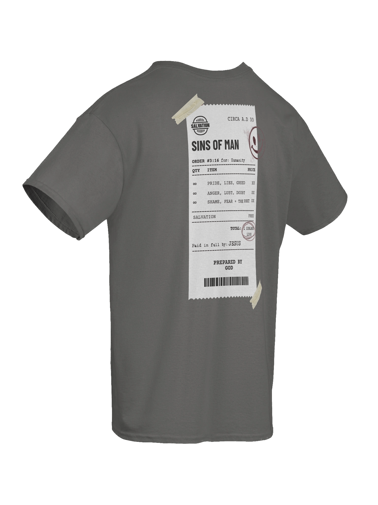 YHWH Heavyweight Tee - "Paid in Full" product image (6)