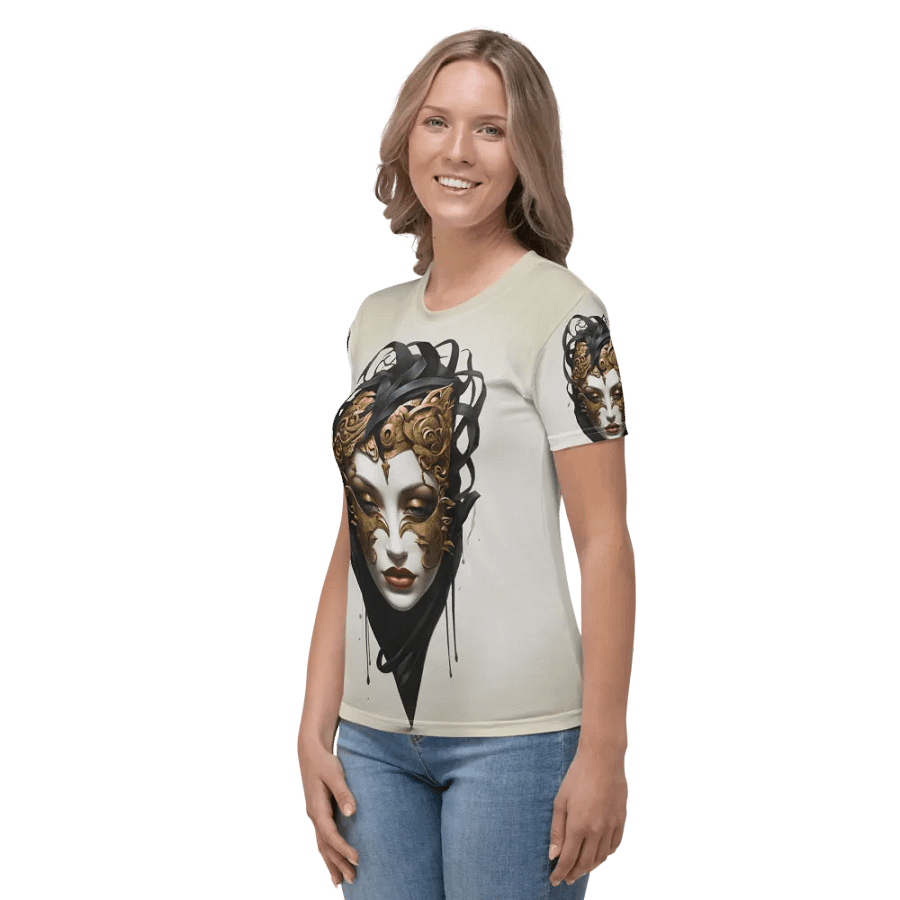 Gold Feministic T shirt product image (6)