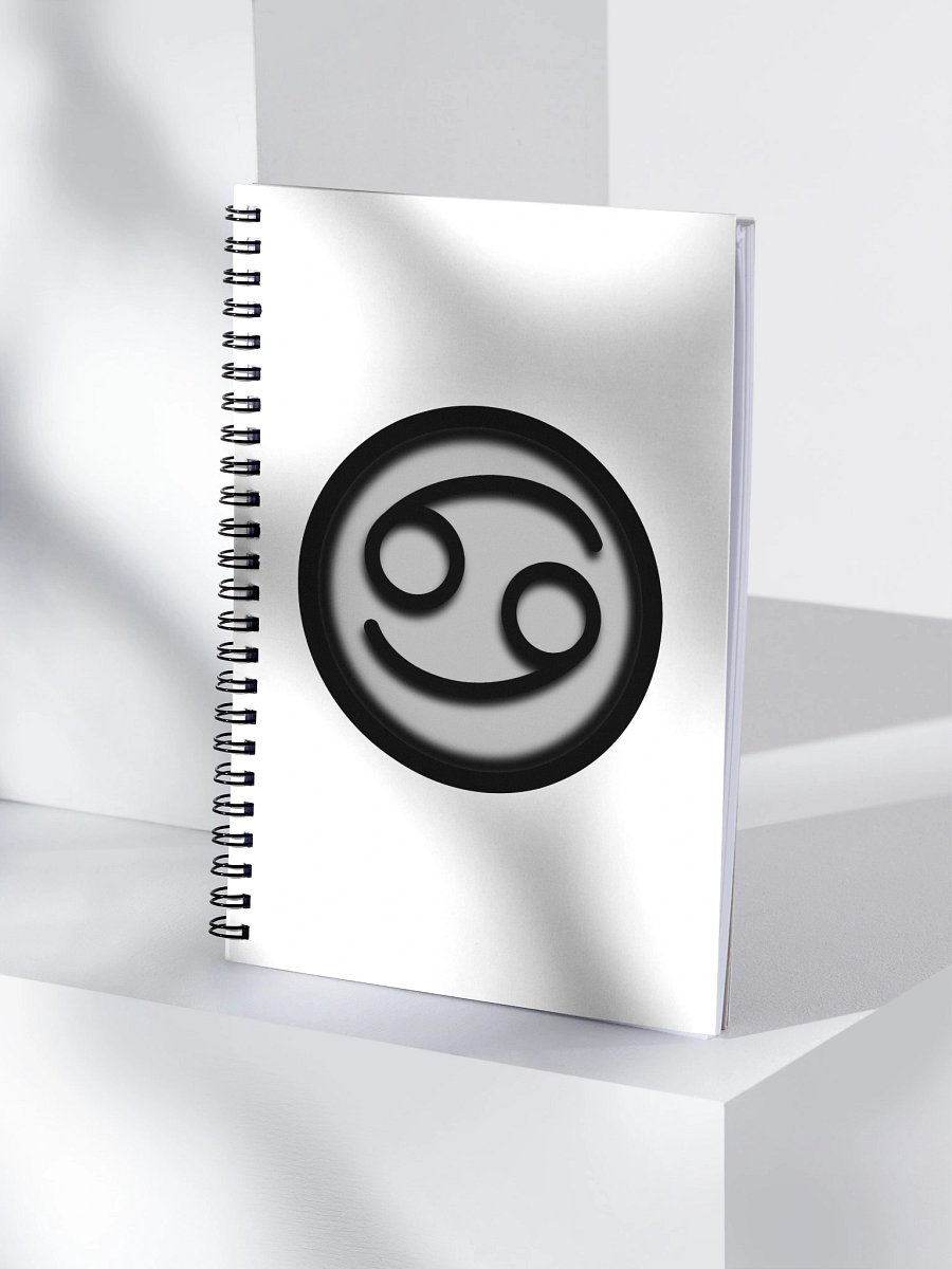 Astrology Symbol | Zodiac Sign | Cancer Spiral Notebook product image (4)