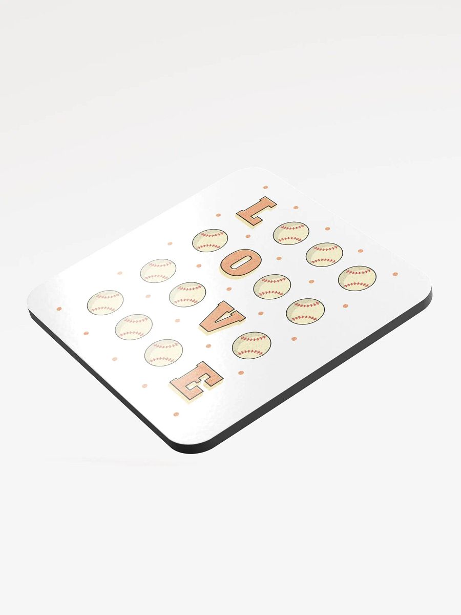Love Baseball Square Game Coasters product image (3)