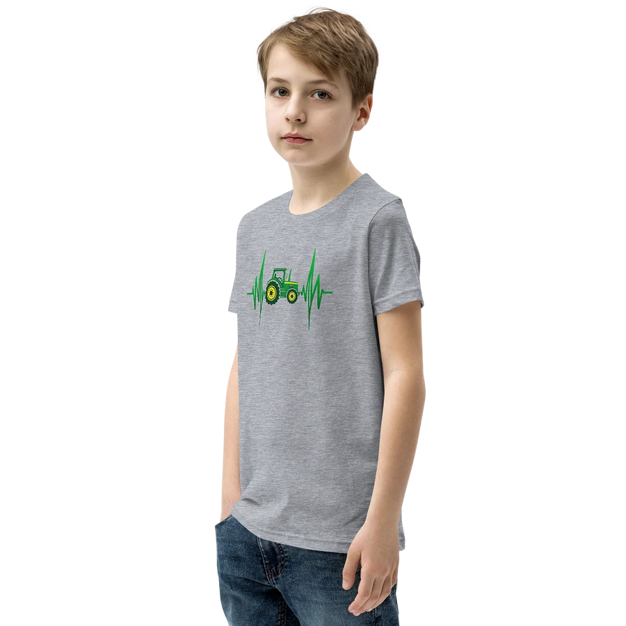 Tractor Heartbeat Youth T-Shirt product image (5)