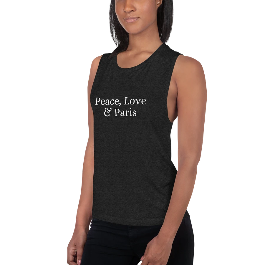 Peace, Love and Paris Women's Flowy Muscle Tank product image (5)