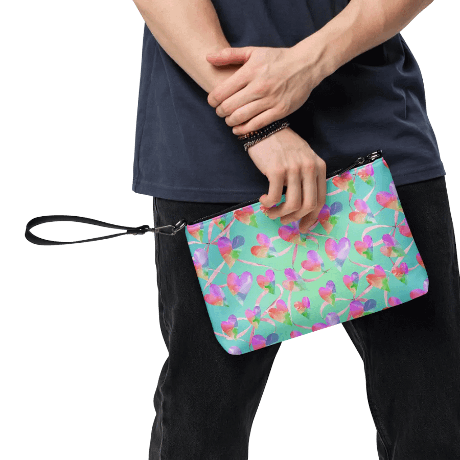 Whimsical Hearts All-Over Print Crossbody Bag for creative ladies and girls product image (8)