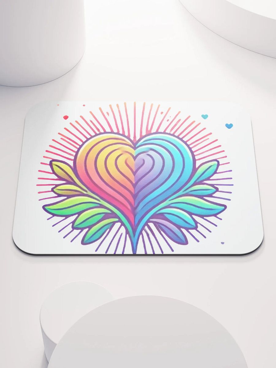 Vibrant Heart Mouse Pad product image (1)