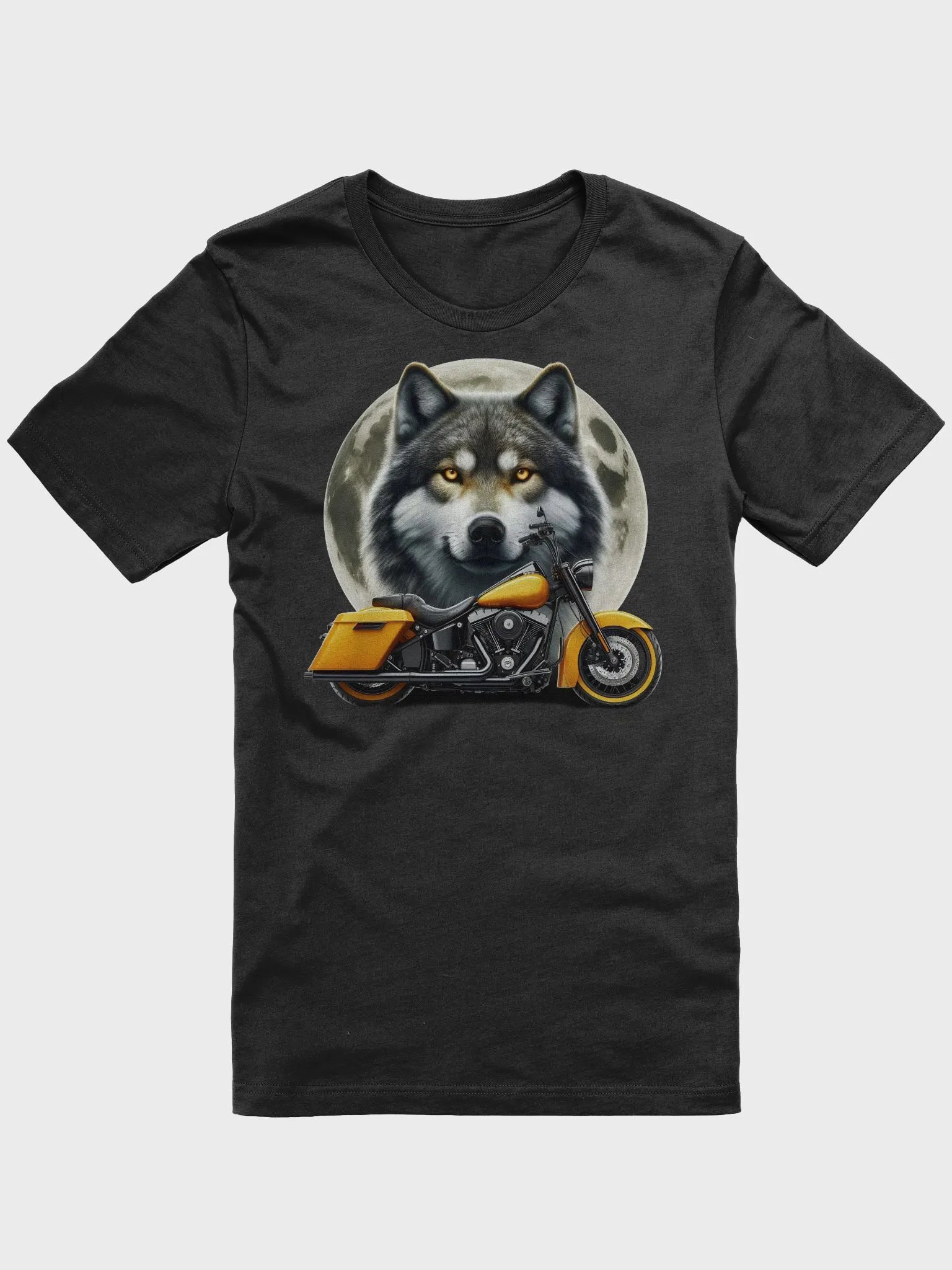 Motorcycle and Wolf - Unisex T-Shirt #11 product image (1)