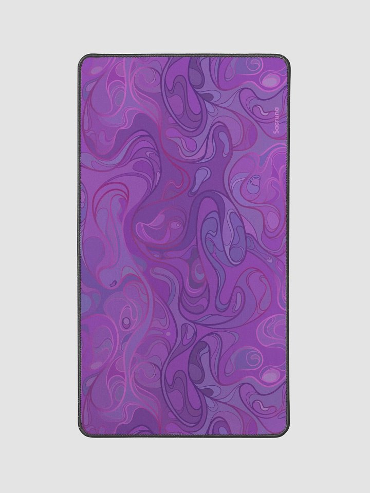 PURPLE SWIRL - Desk mat 12 x 22