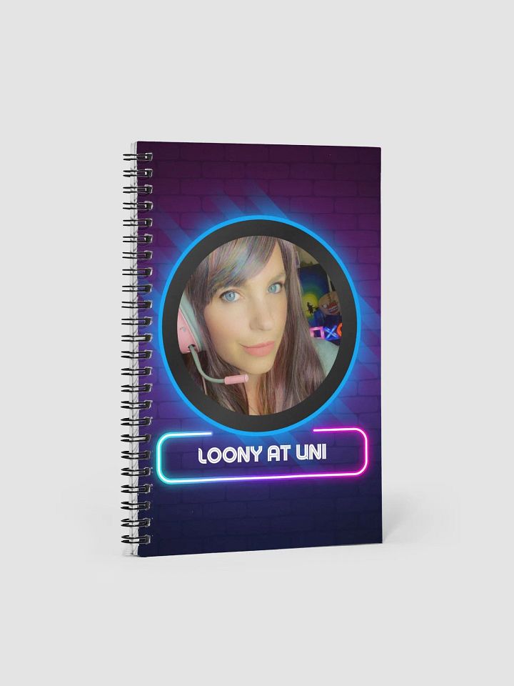Loony's Face Spiral Notebook product image (1)