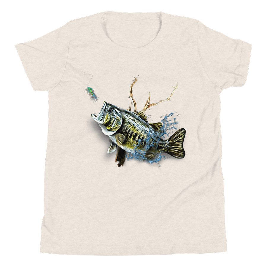 Leaping Bass Youth T-Shirt product image (4)