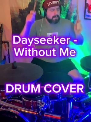 I drum sometimes #music #metal #metalcore #CapCut #synth #synthwave #cyberpunk #sad #saddance #dayseeker #withoutme #emo #drums #drumcover #musician #drummer #alesisdrums #electric #promark 