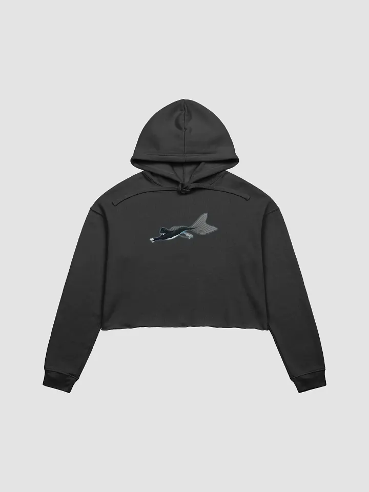 Mermeow Swimming Crop Hoodie product image (1)