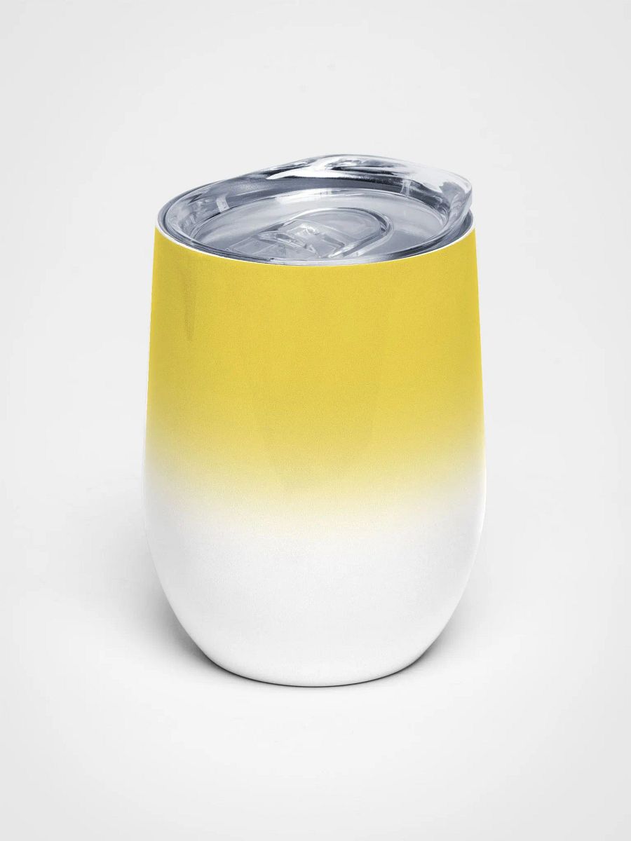 Wine tumbler - Yellow gradient product image (1)