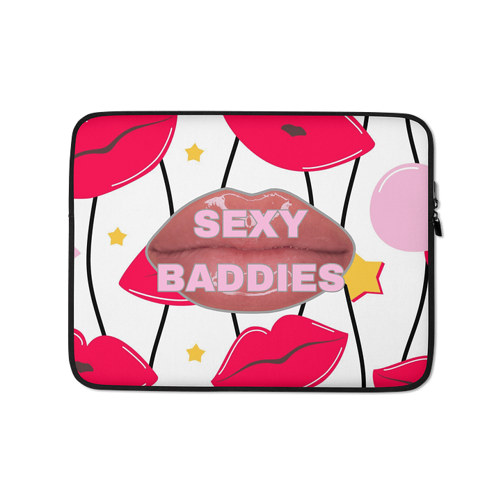 Glossy SexyBaddies Lips Laptop Sleeve product image (1)