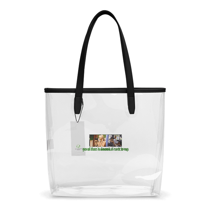 You can't smoke with us (clear tote) product image (2)