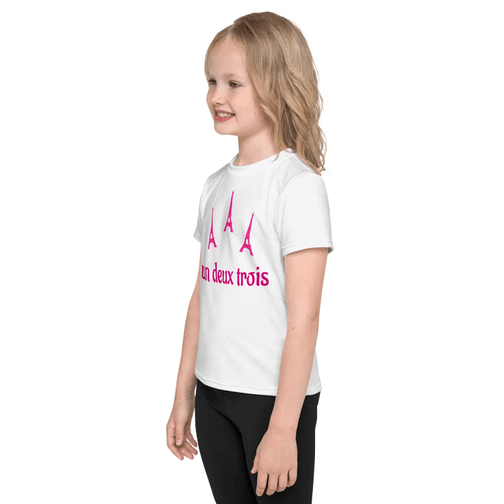 UN DEUX TROIS - WHITE T-SHIRT PINK EIFFEL product image (2)