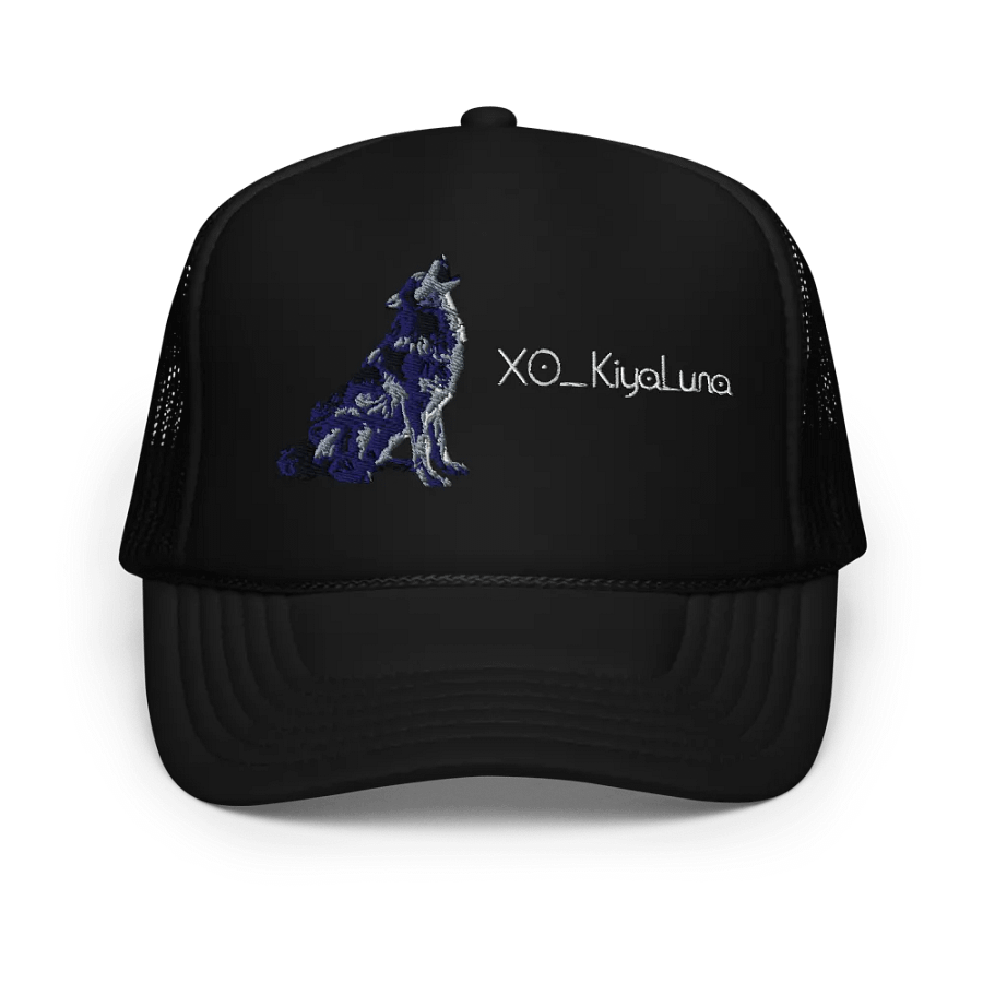 Howling Wolf Monochrome Foam Trucker Hat product image (1)