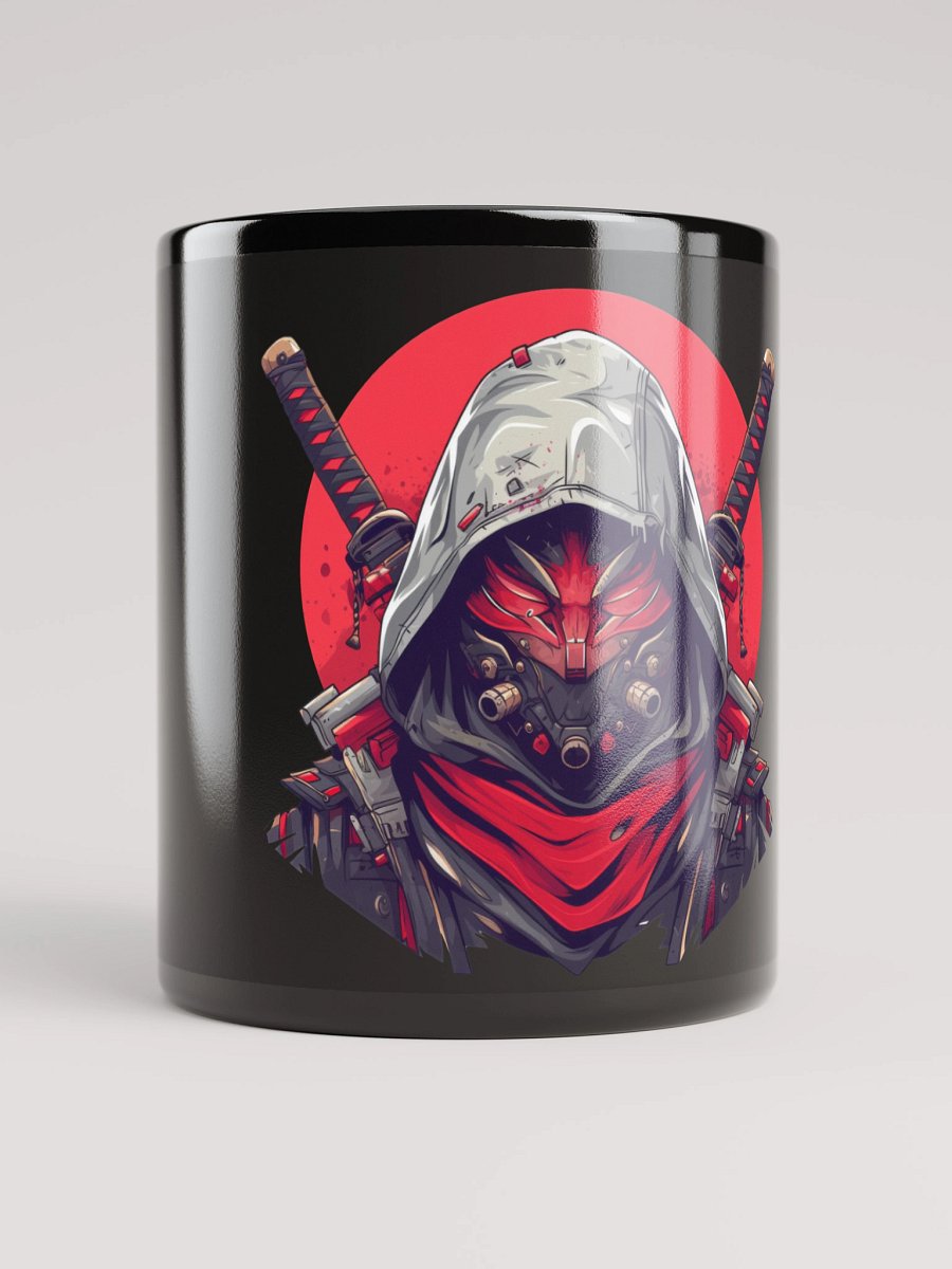 Samurai Ninja Warrior Black Ceramic Mug product image (9)