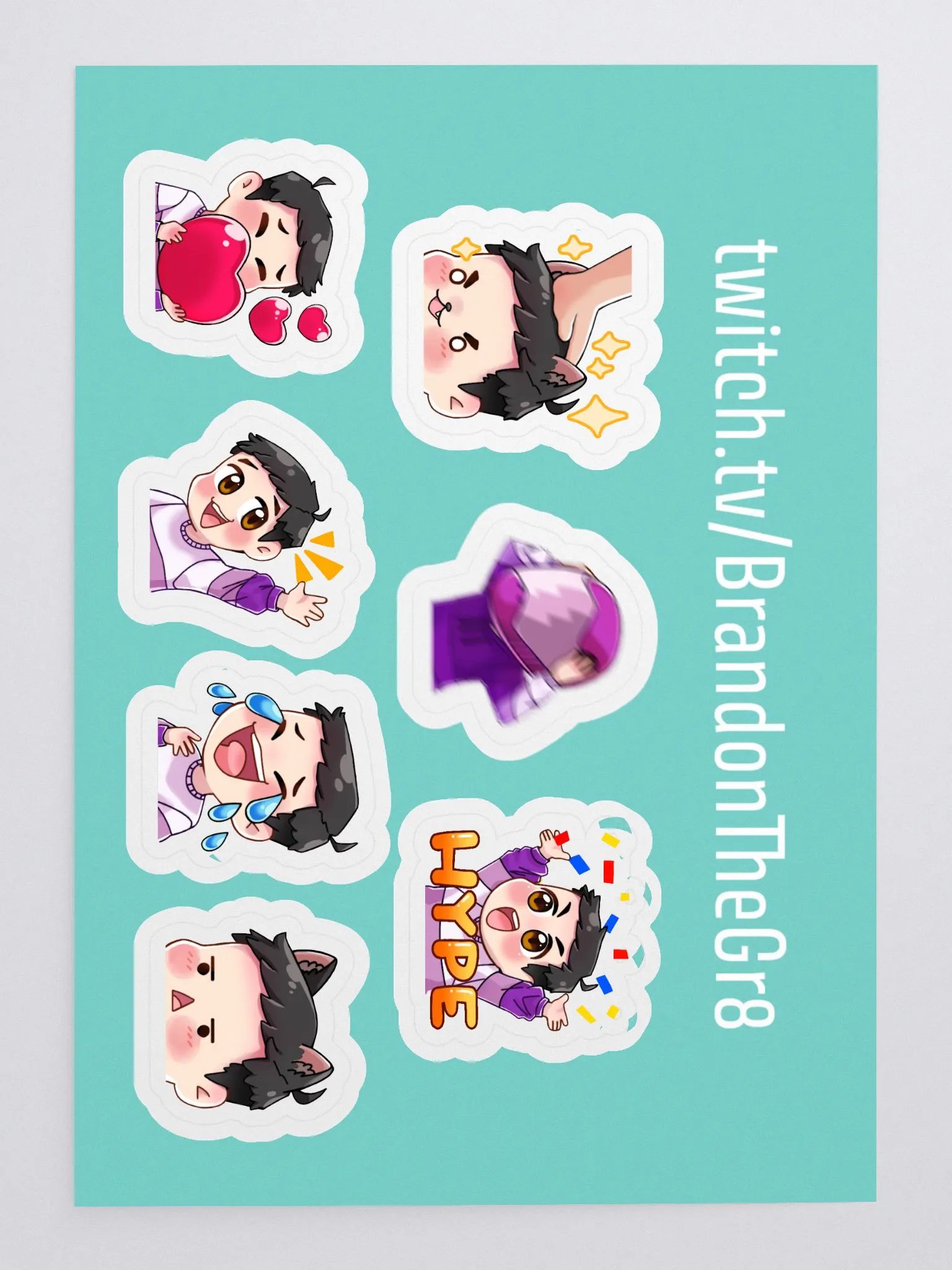 Emotes Sticker Sheet - Tapi Edition product image (3)