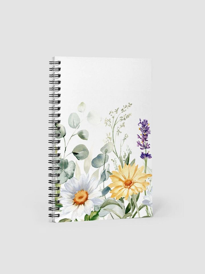 Wild Flowers Spiral Notebook product image (1)