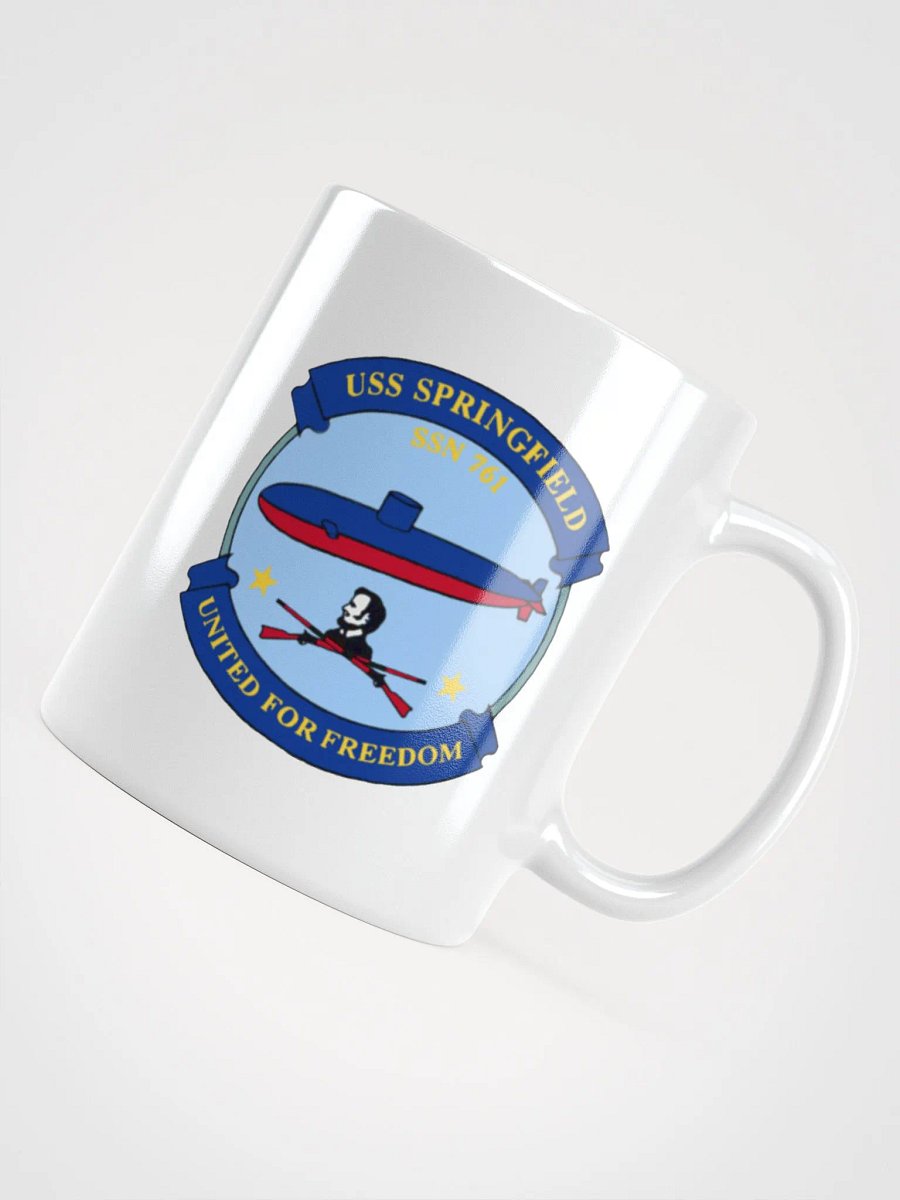 USS Springfield SSN 761 White Coffee Cup product image (4)