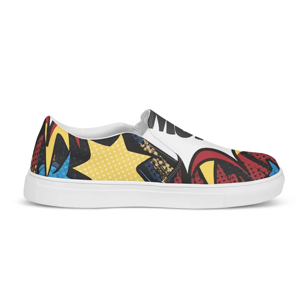 Pop-Art Explosion Men's Slip-On Shoes product image (10)