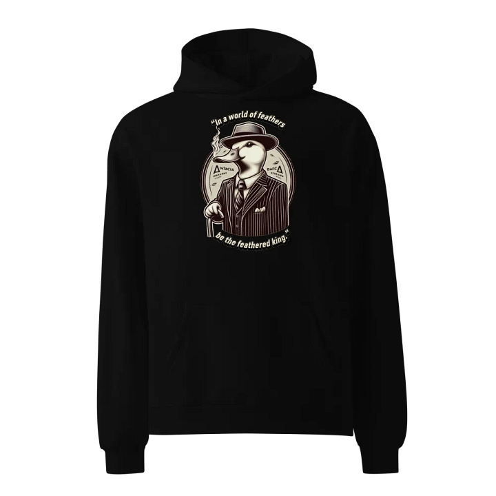 Feathered King Black Hoodie product image (1)