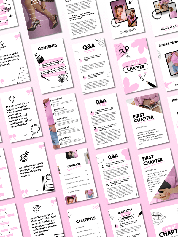 MRR/PLR Feminine eBook Templates product image (5)