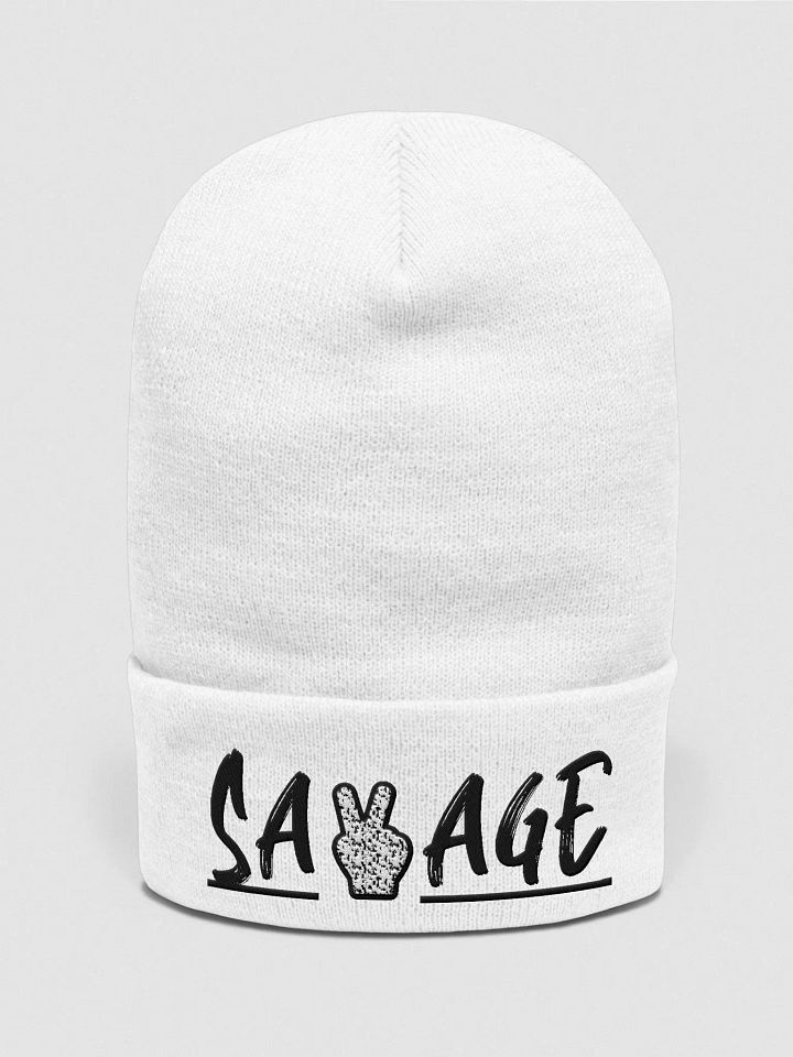 Newly redesigned "SAVAGE" logo beanie!! product image (2)