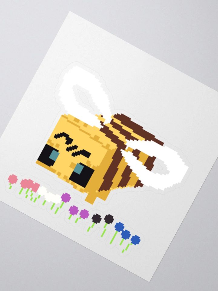 Minecraft bee sticker (genderfluid) product image (2)