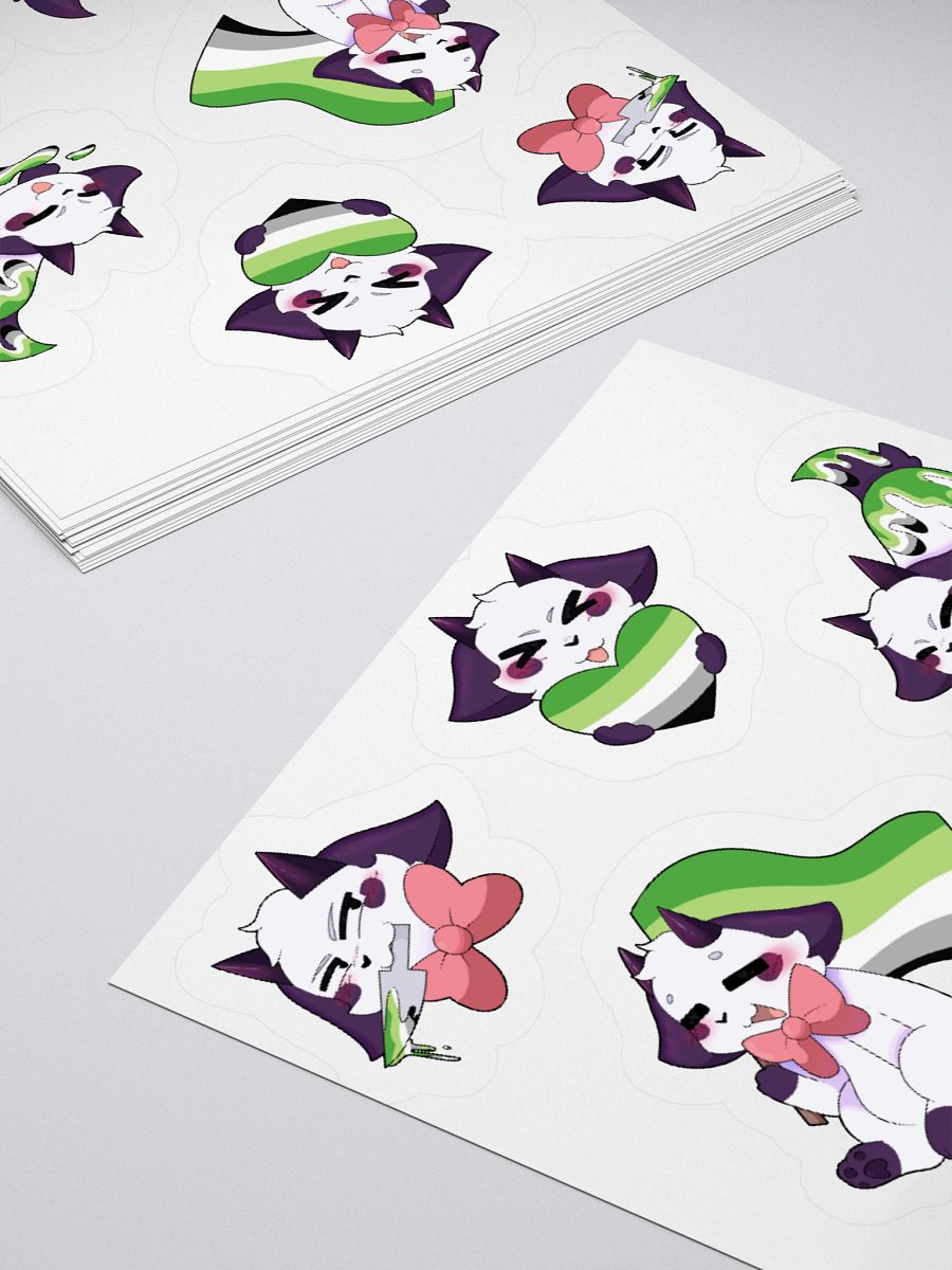 PRIDE/AROMANTIC Sticker sheet product image (4)