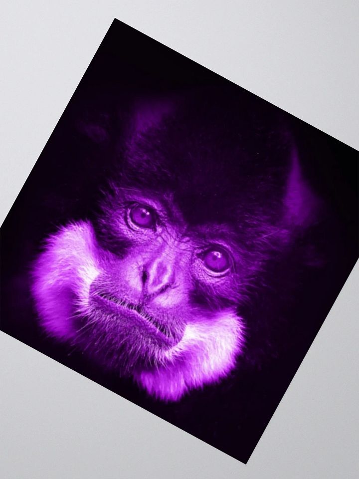 Purple Monkey sticker product image (2)