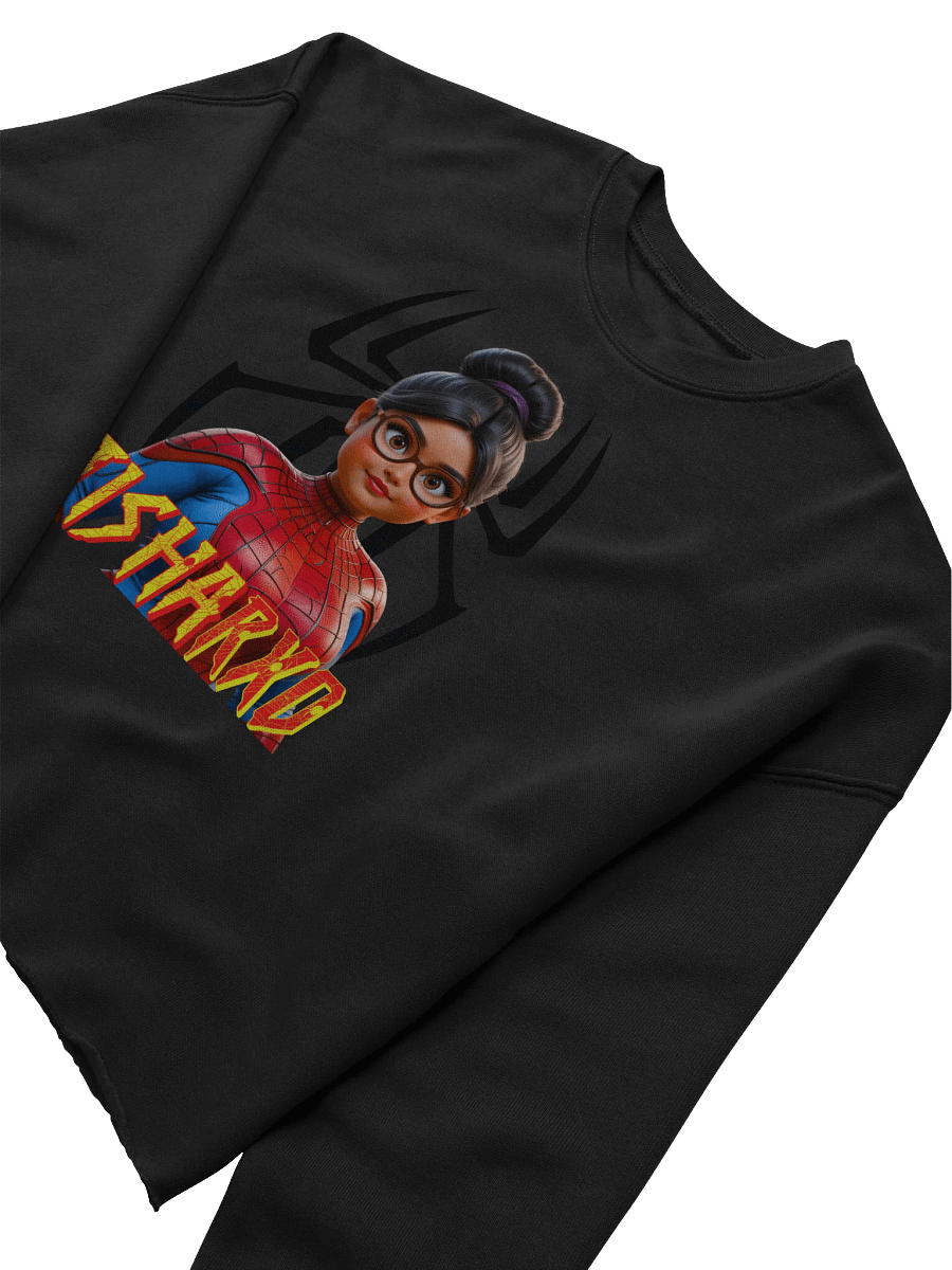 TishaRXO Spider-Girl Women's Fleece Crop Sweatshirt product image (5)