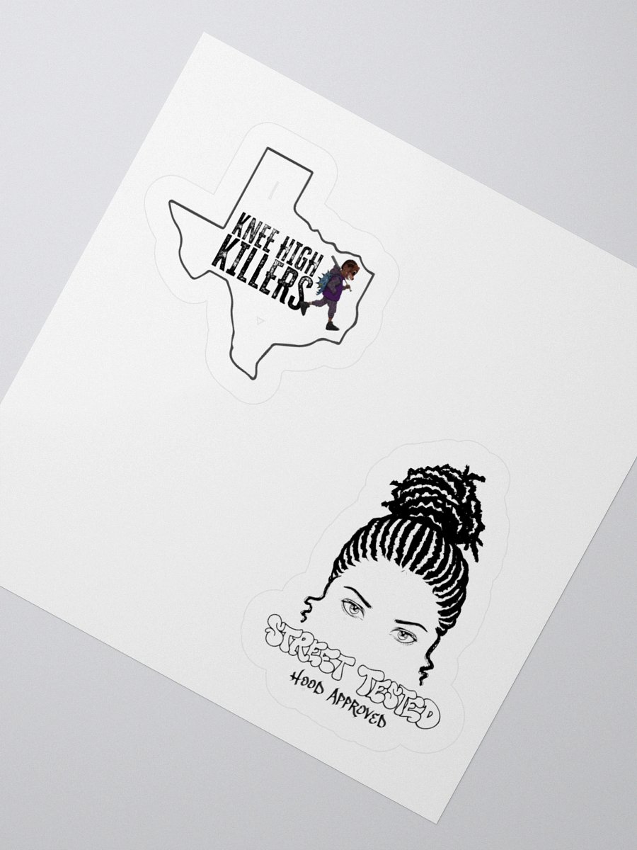 Knee High Killers Kiss Cut Stickers product image (6)