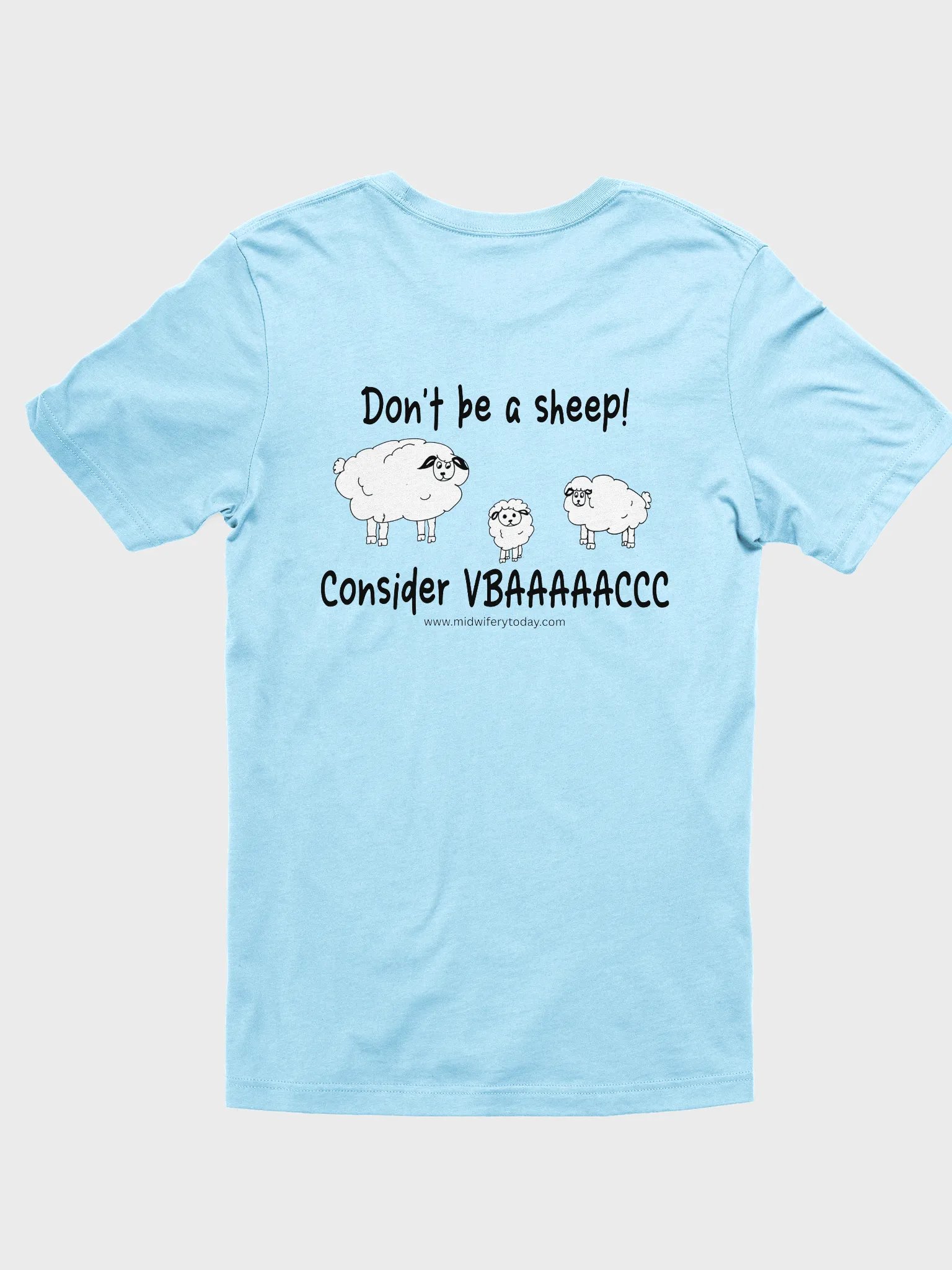 See No VBAC, Hear No VBAC, Do No VBAC Sheep Shirt product image (15)