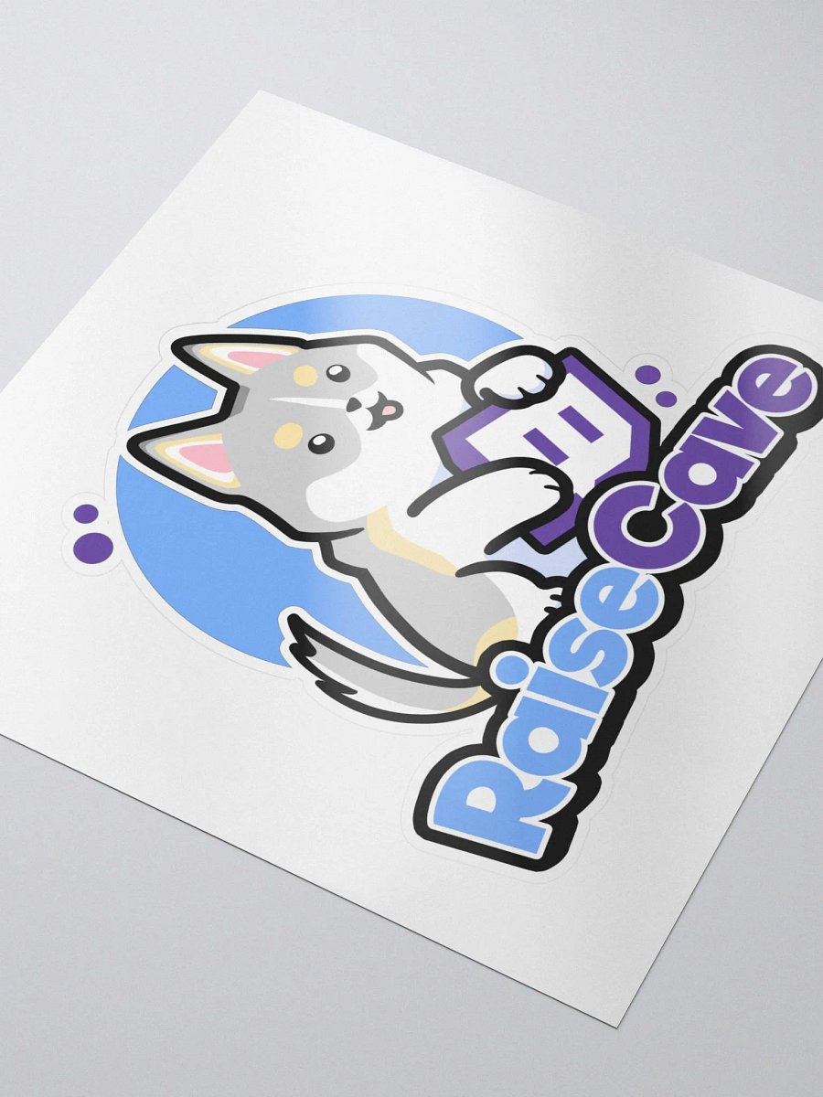 RaiseCave Logo Sticker product image (3)