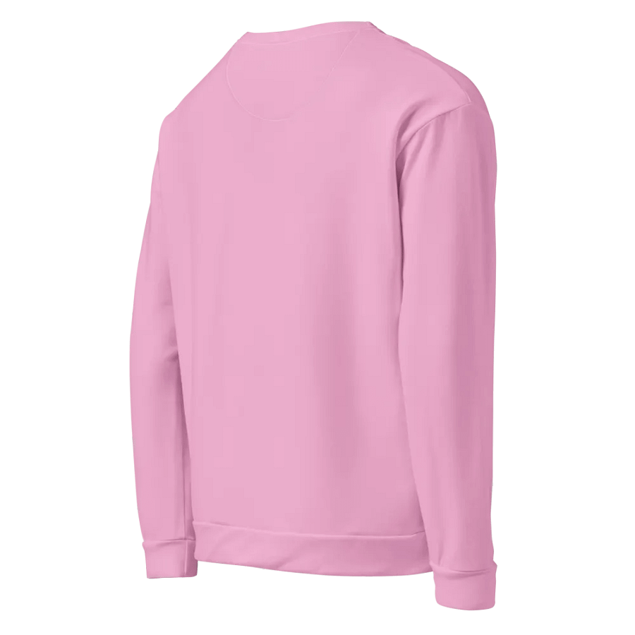Plain Light Carnation Pink True Summer Unisex Recycled Polyester Heavyweight Premium Sweatshirt by Treasure Pie product image (6)
