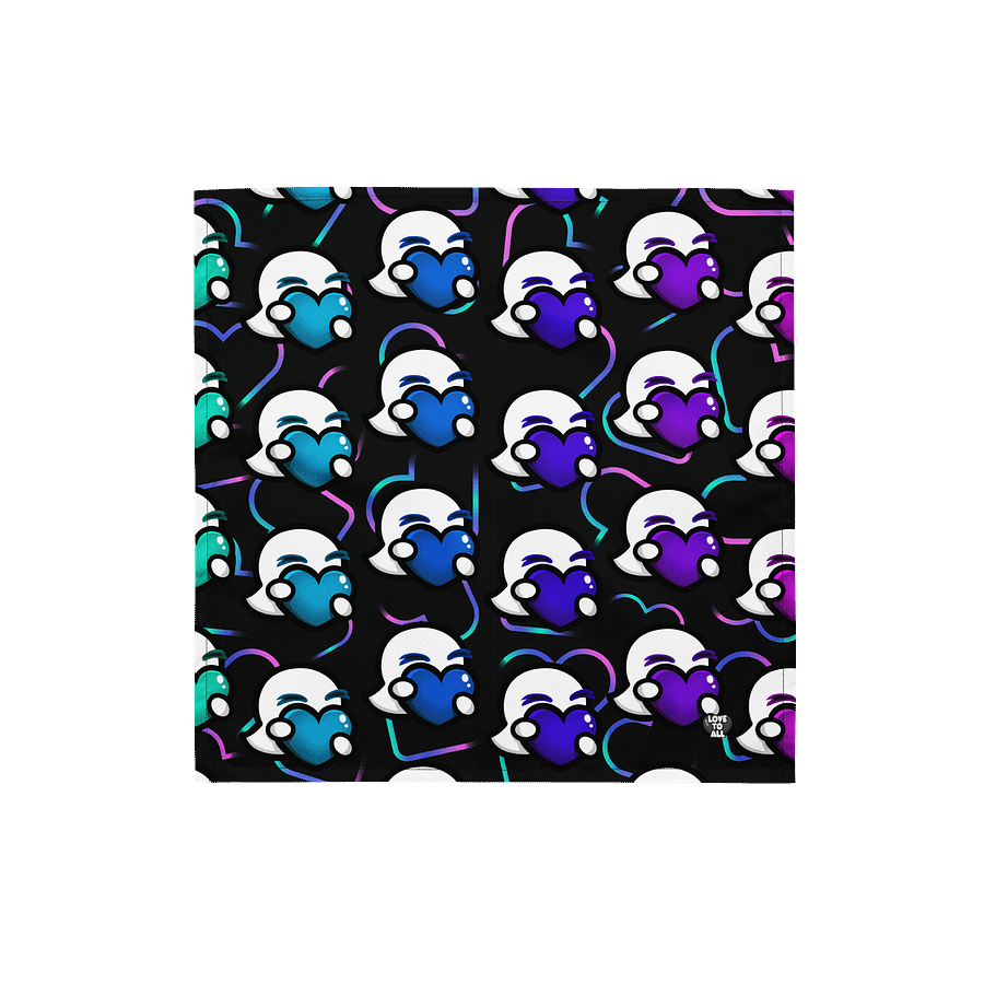 Vaporwave Heart Bandana product image (2)