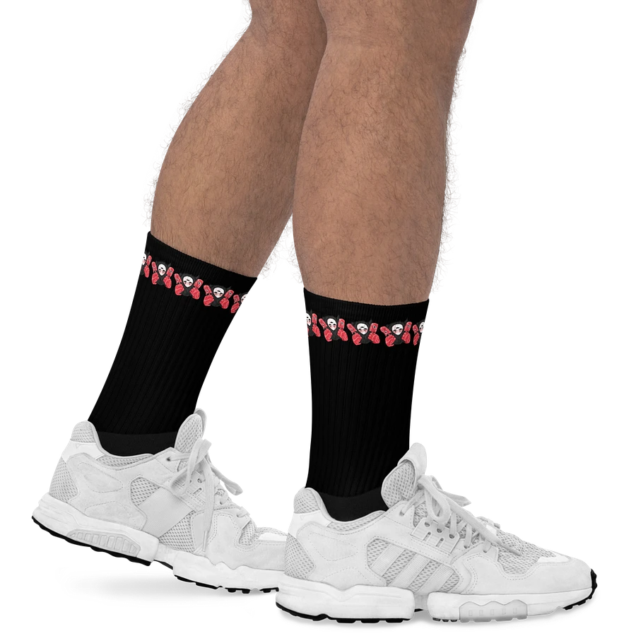Black Visceral Stripe Socks product image (19)