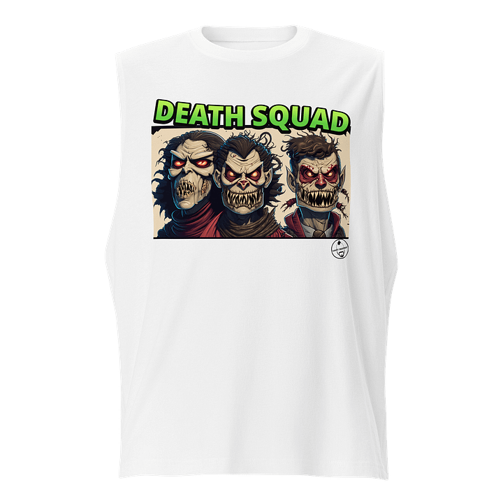 Death Squad Slime Muscle Tee White product image (1)