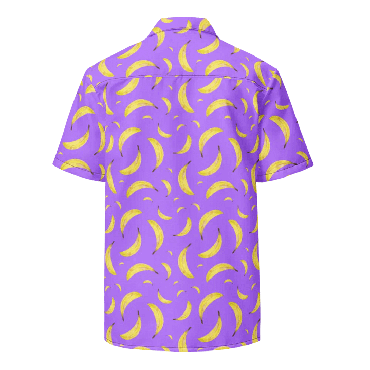 Bananapalooza pattern purple Hawaiian Shirt product image (1)