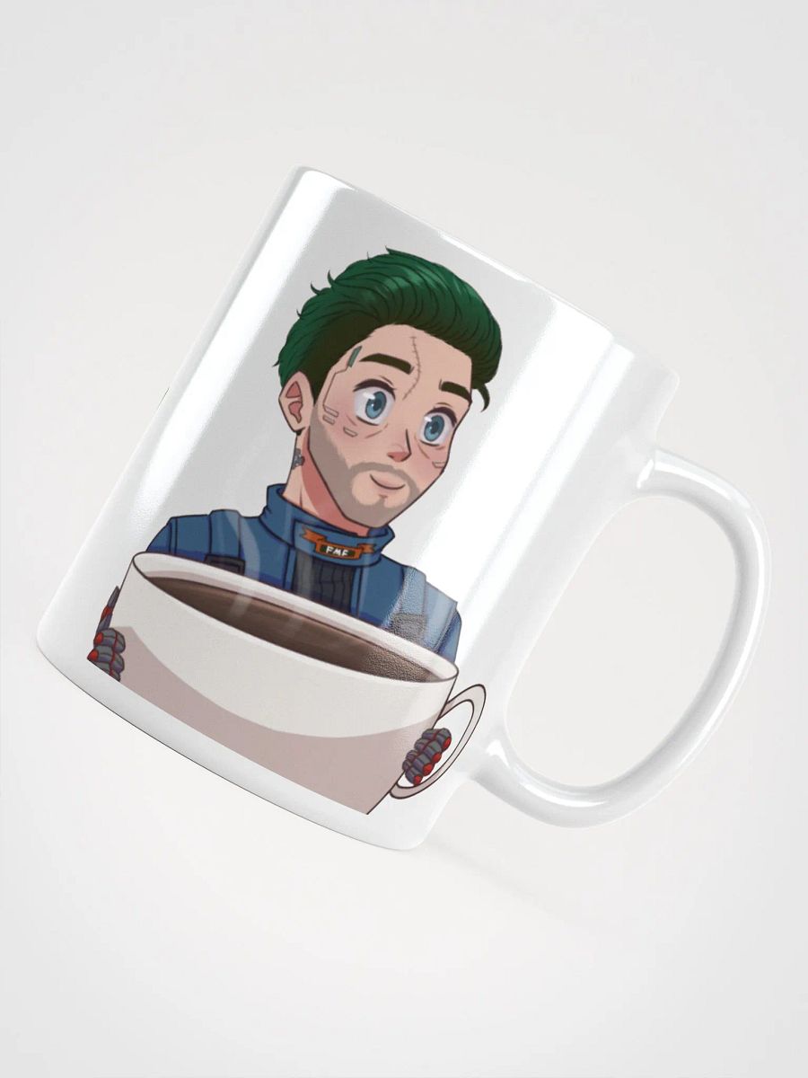Caffeinated Corey Coffee Cup - White product image (4)